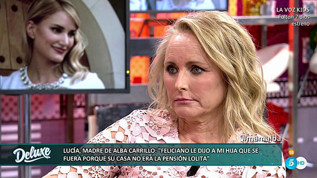 Lucía, madre de Alba Carrillo: "Mi hija fue un simple capricho para Feliciano López"