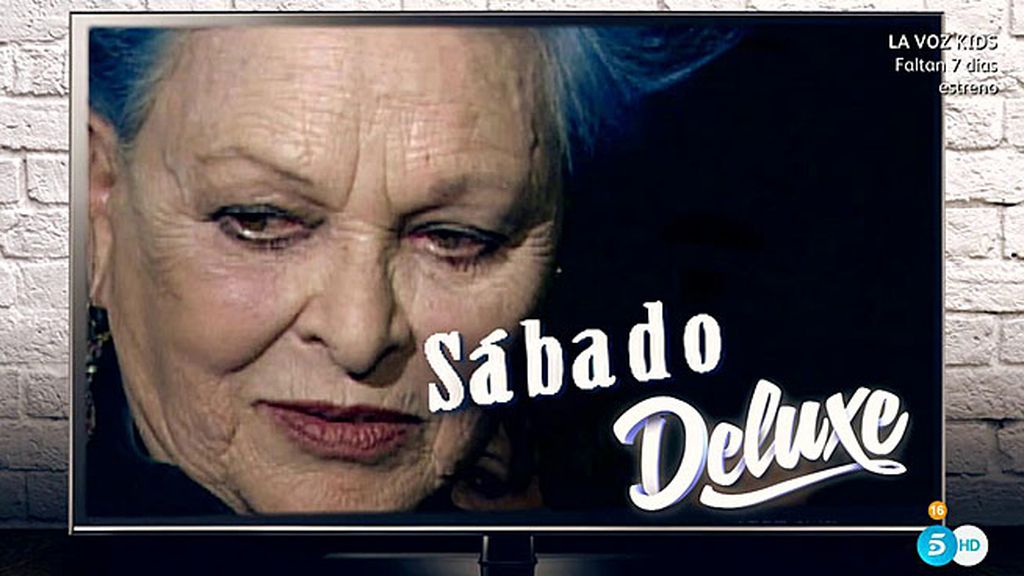 La primera entrevista a Lucía Bosé tras la muerte de Bimba, en 'Sábado Deluxe'