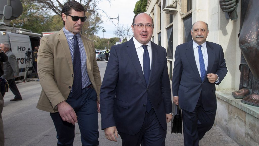 El presidente de Murcia, en el Palacio de Justicia para declarar por el caso Auditorio