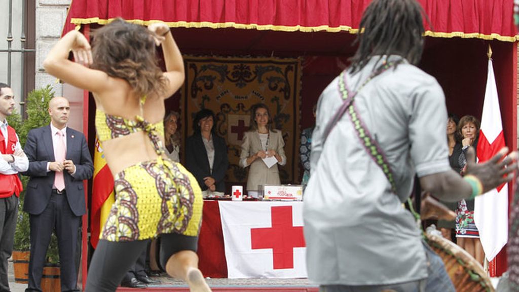 ¡Letizia, a ritmo de batucada!