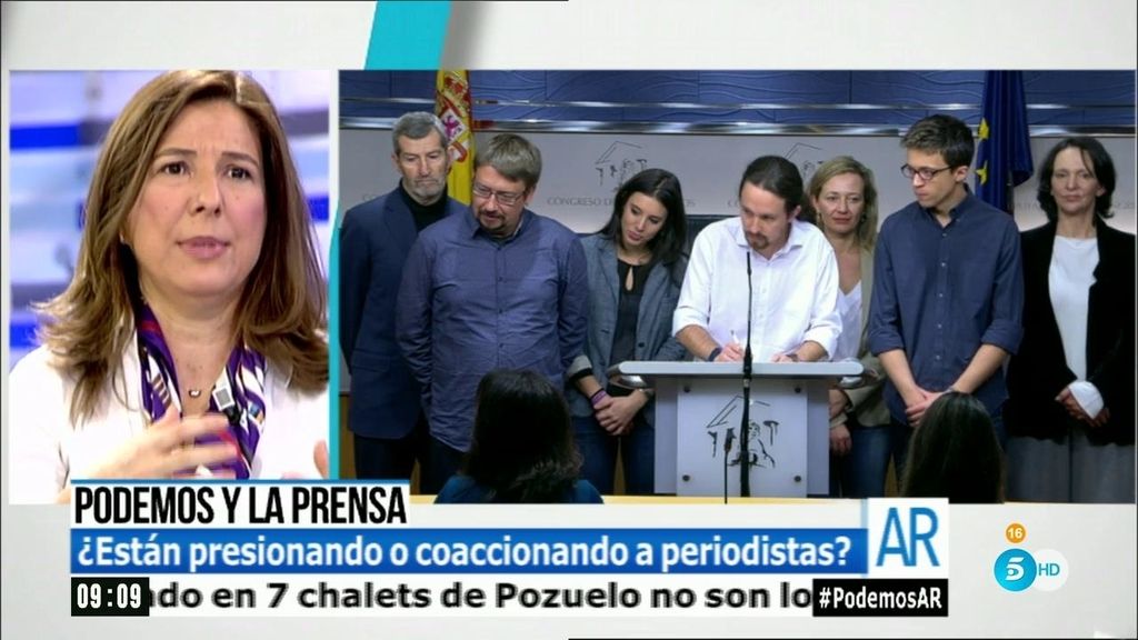Ana Romero: "Yo no he sido víctima de acoso por parte de Pablo Iglesias"