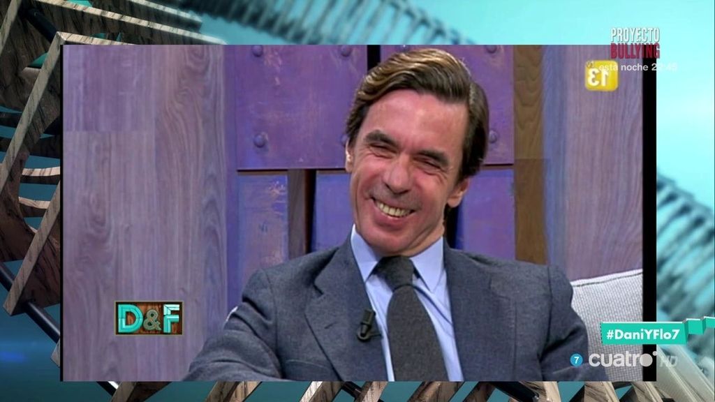 Pablo Iglesias entrevista a Aznar en la coctelera de ‘Dani&Flo’