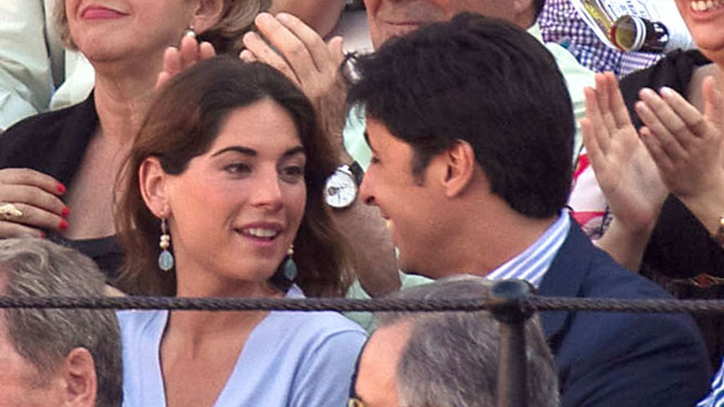 La pareja demostró mucha complicidad en el tendido