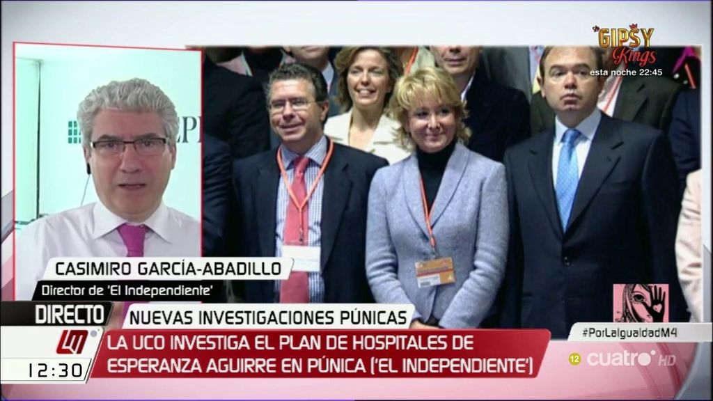 Casimiro García-Abadillo: "Aguirre deriva a sus consejeros la responsabilidad de la financiación ilegal”