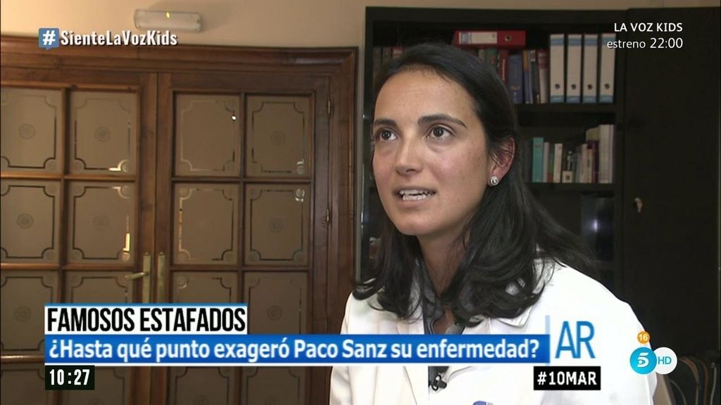 Dra. Ana de Lara: "En los informes de Paco Sanz no hay diagnóstico de cáncer"