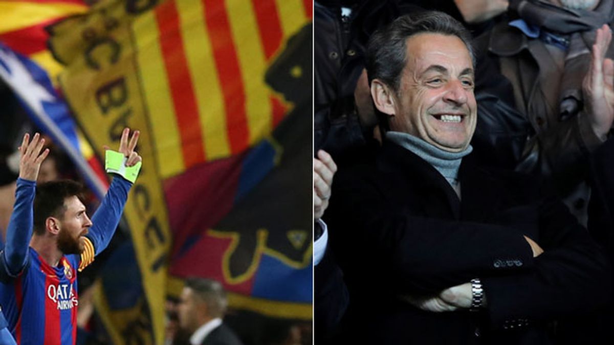 Nicolas Sarkozy, Champions, Barça