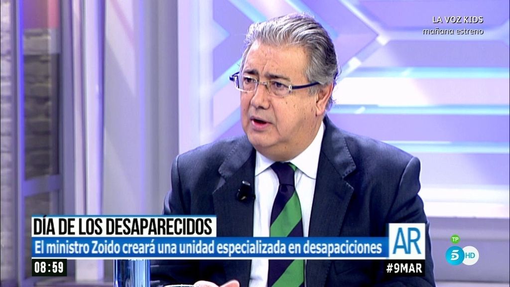 Zoido, sobre la unidad de desapariciones: "Había llegado el momento de dar el paso"