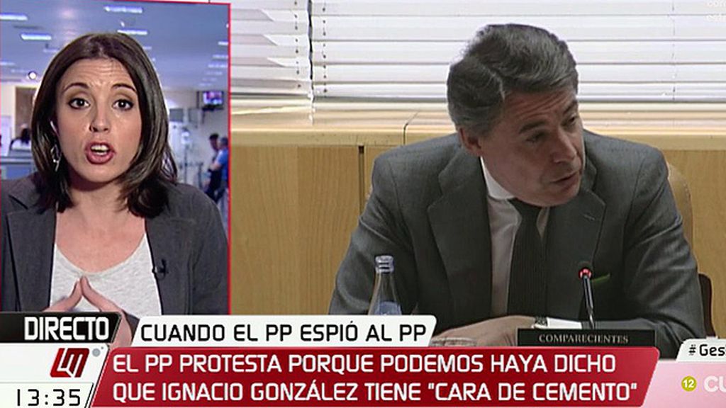 I. Montero: "González declara por presunta financiación ilegal y lo que le ofende al señorito es que se le diga cara de cemento"