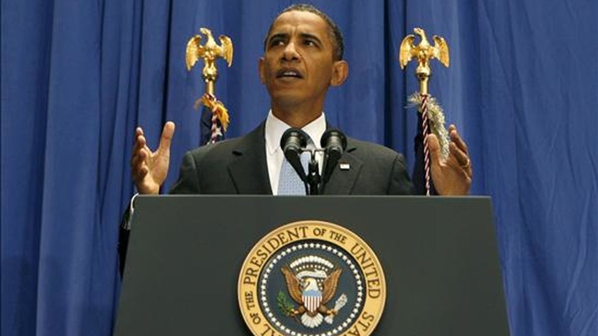 El presidente estadounidense, Barack Obama, dijo hoy que Israel "no sorprenderá" a EEUU con un ataque a Irán porque los dos países mantienen una "relación estrecha" y tratan de estar coordinados en todo momento sobre esta cuestión. EFE/Archivo