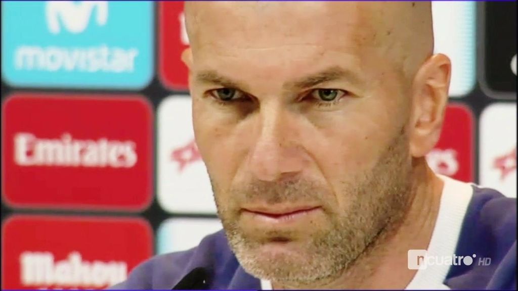 Una pregunta sobre la BBC saca la faceta más desafiante de Zidane con la prensa