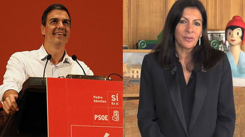 El vídeo con el que la alcaldesa de París apoya a Pedro Sánchez