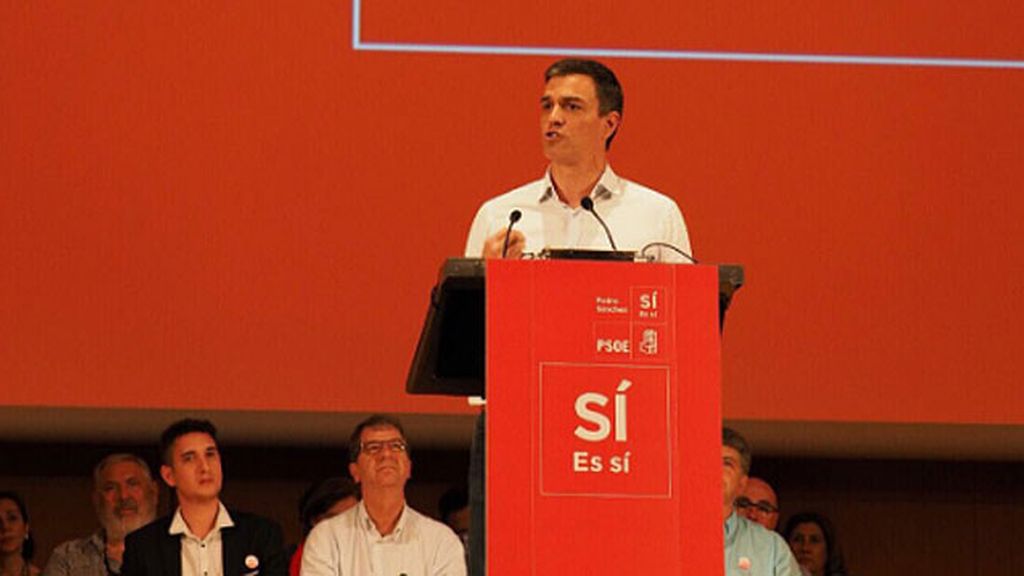 Pedro Sánchez: "Vamos a darle la vuelta al PSOE con los votos de los andaluces"