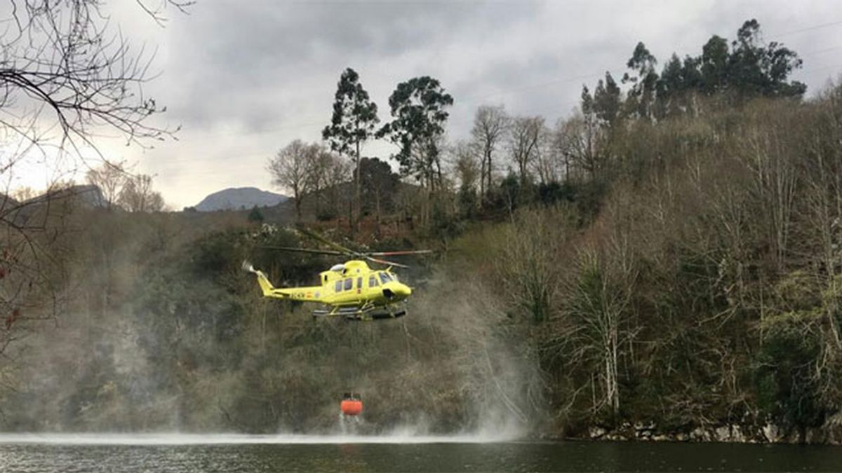 Asturias y Cantabria registran un centenar de incendios forestales