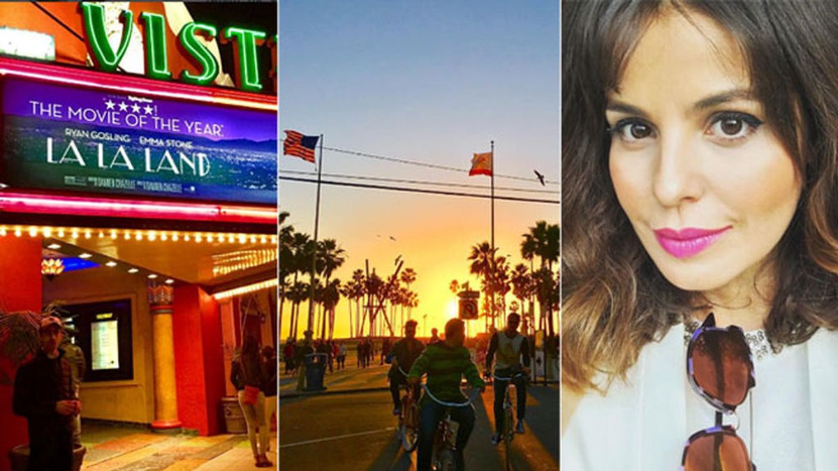A Venice Beach, al cine a ver 'La la Land'... la vida top de Marta Torné en Los Ángeles