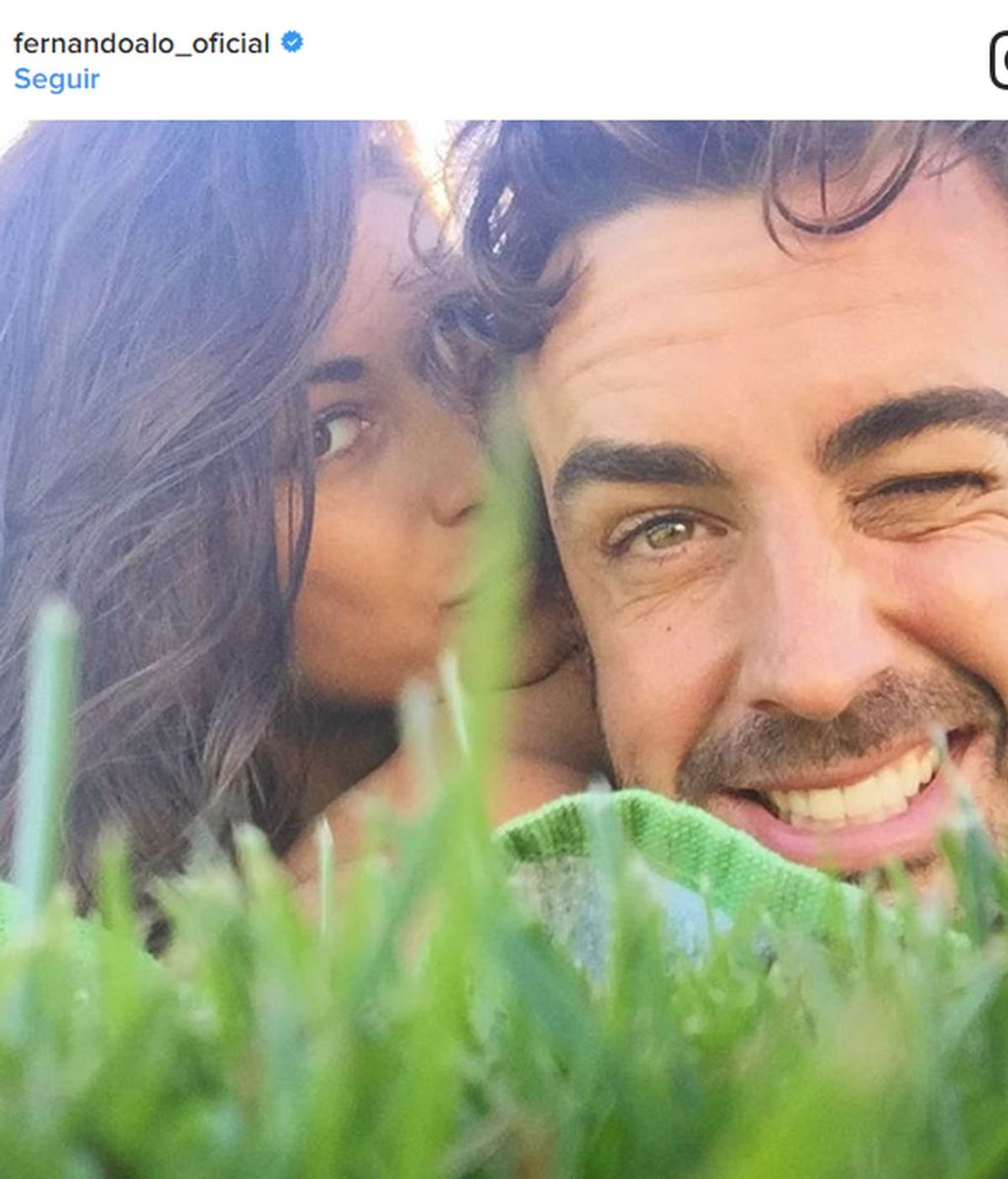 Fernando Alonso, enamoradísimo: "Cuando la vida te da miles de razones para sonreír"