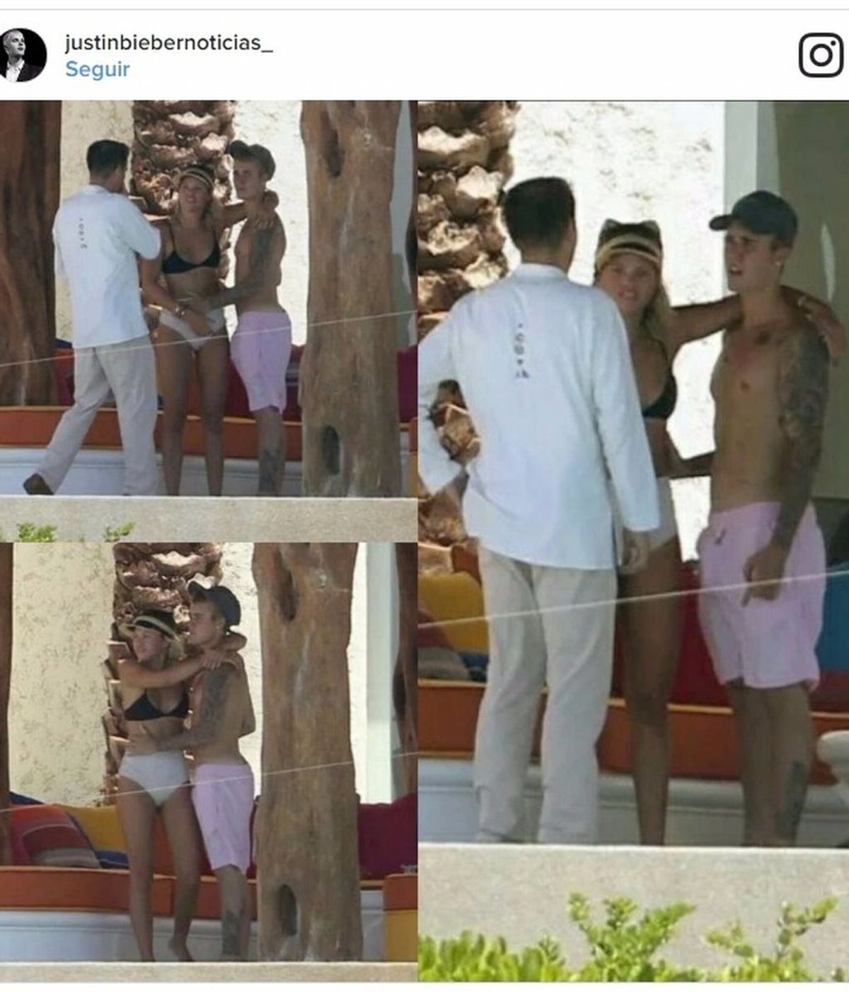 ¡Pillada subida de tono a Bieber y su novia! Un empleado del hotel les pidió que pararan