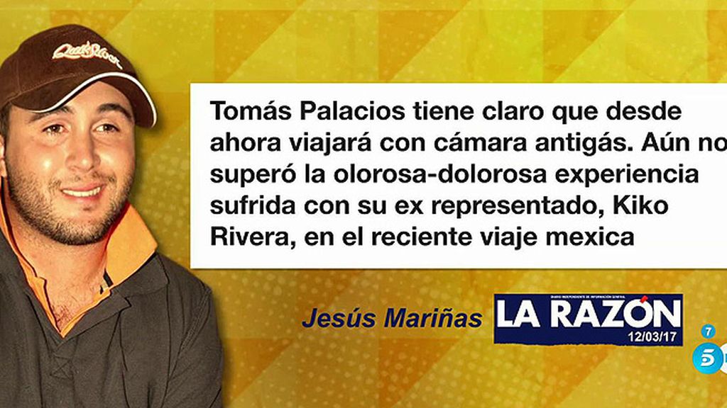 Olores e impuntualidad, los problemas de Tomás Palacios con Kiko Rivera, según Jesús Mariñas Olores e impuntualidad, los problemas de Tomás Palacios con Kiko Rivera, según Jesús Mariñas