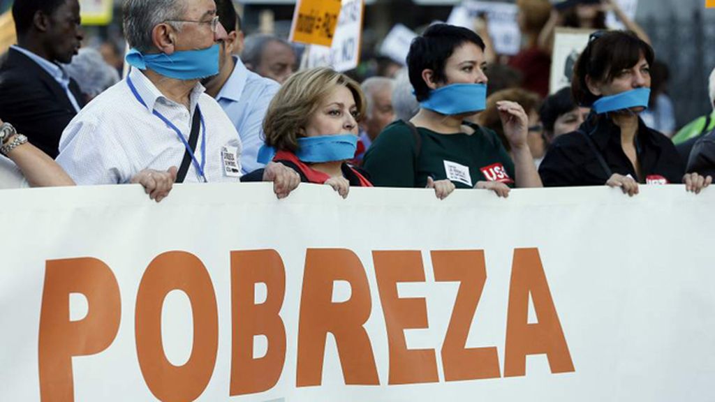 Protesta contra la pobreza en España