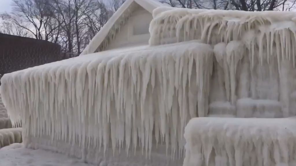 No es una casa de 'Frozen', es una vivienda totalmente congelada en Nueva York