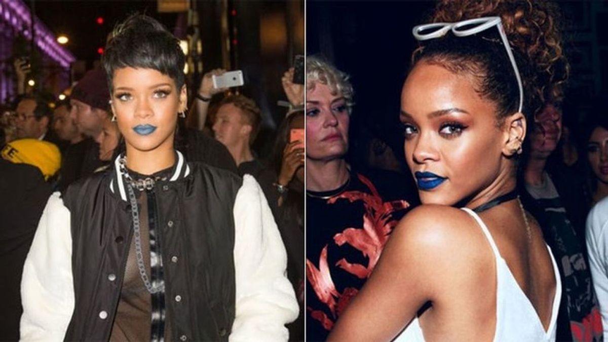 'Blue power': los labios azules son tendencia y Kylie Jenner y Rihanna ya lo saben