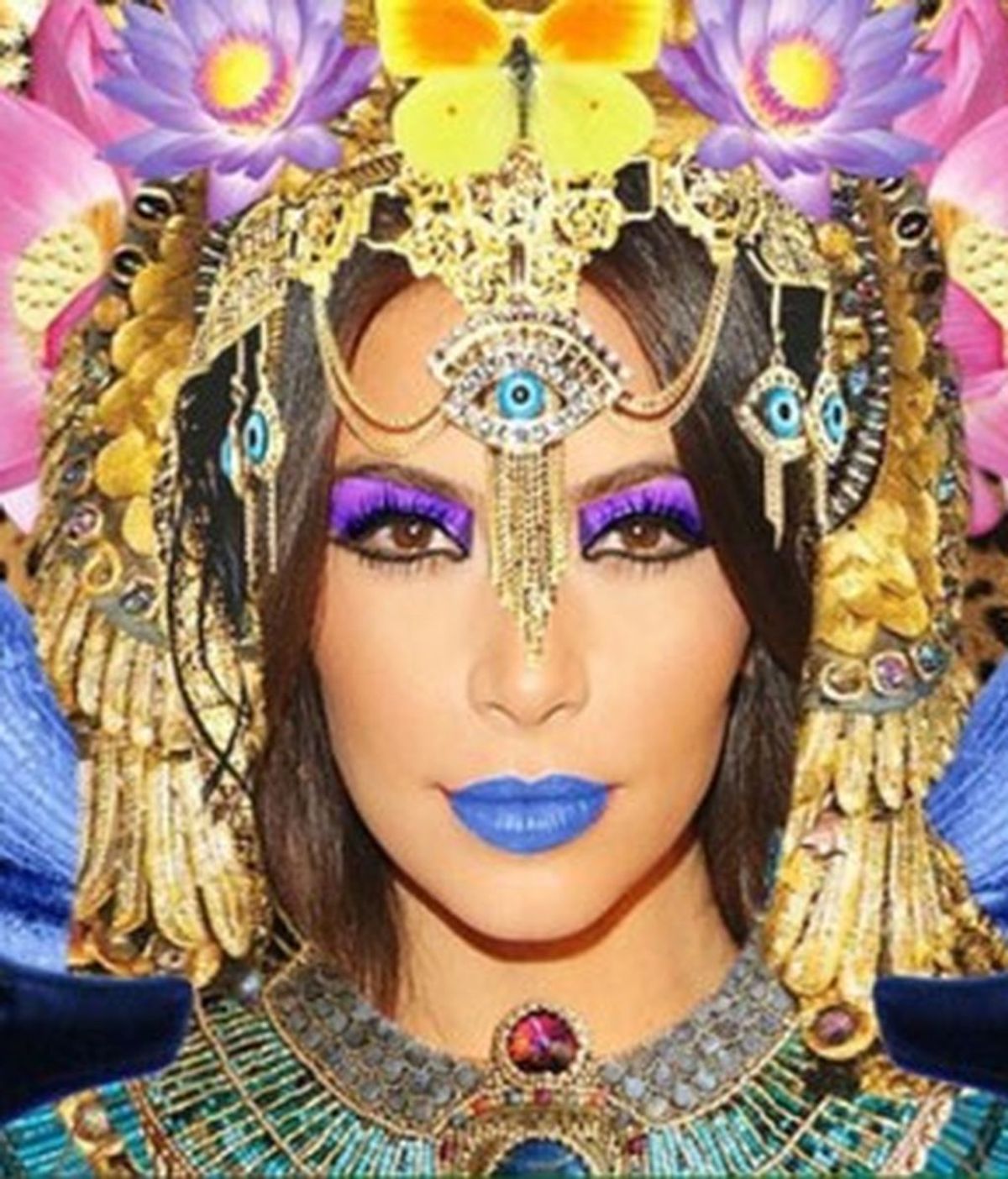 Virgen, diablo, Cleopatra... Kardashian, una millonaria convertida en obra de arte