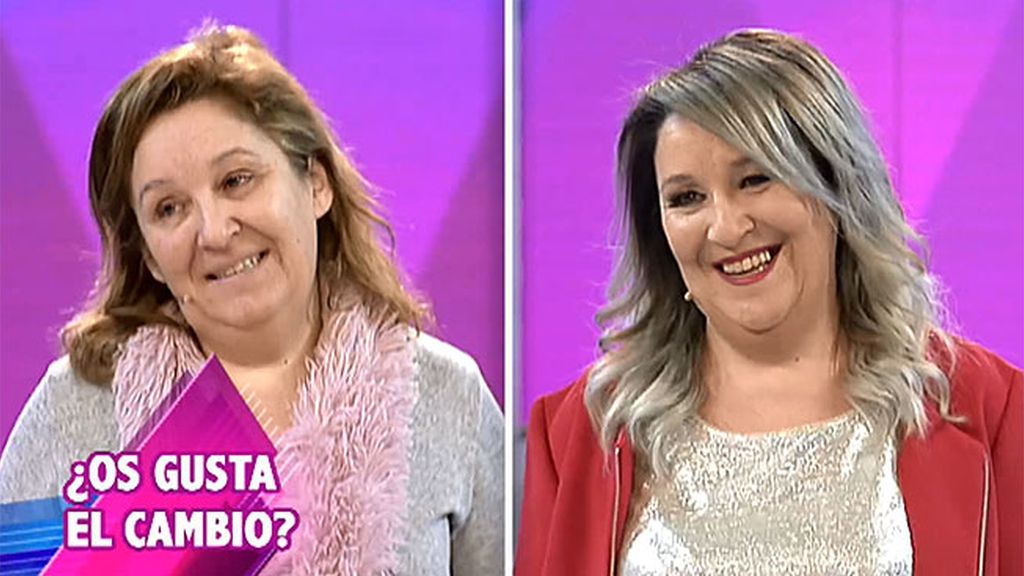 Cambio instantáneo: Cristina Rodríguez consiente a Beatriz con el color de pelo