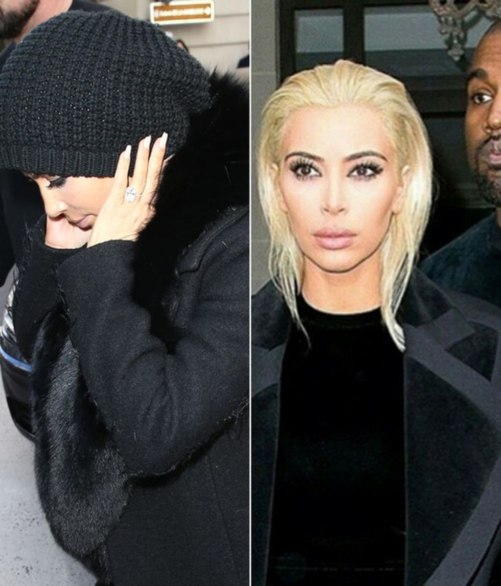 Kardashianadas: lo que ocultaba bajo ese gran gorro negro era... ¡su cabellera rubia!