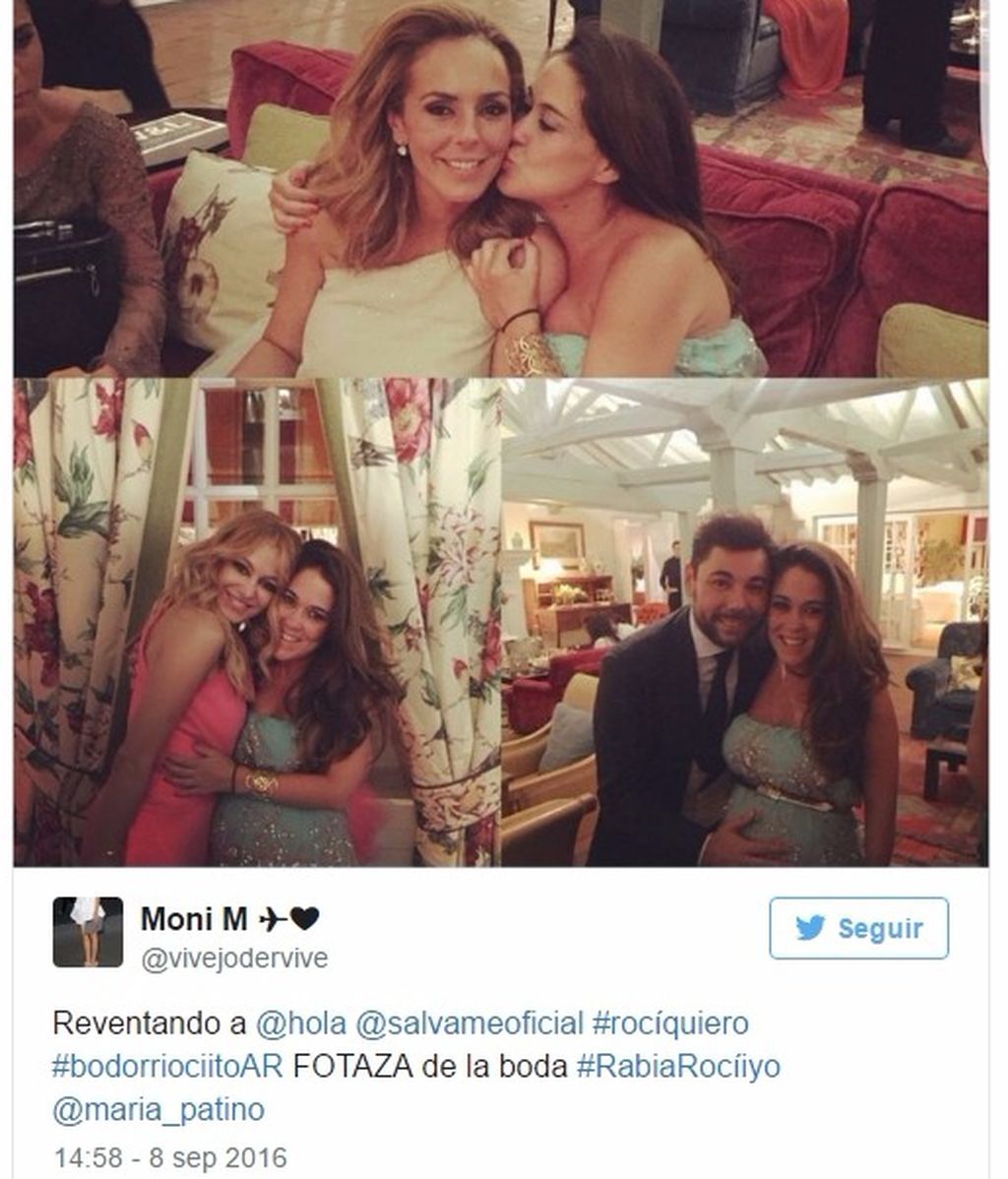 Sencillo y blanco: ¡primera imagen (filtrada) del vestido de boda de Rocío Carrasco!
