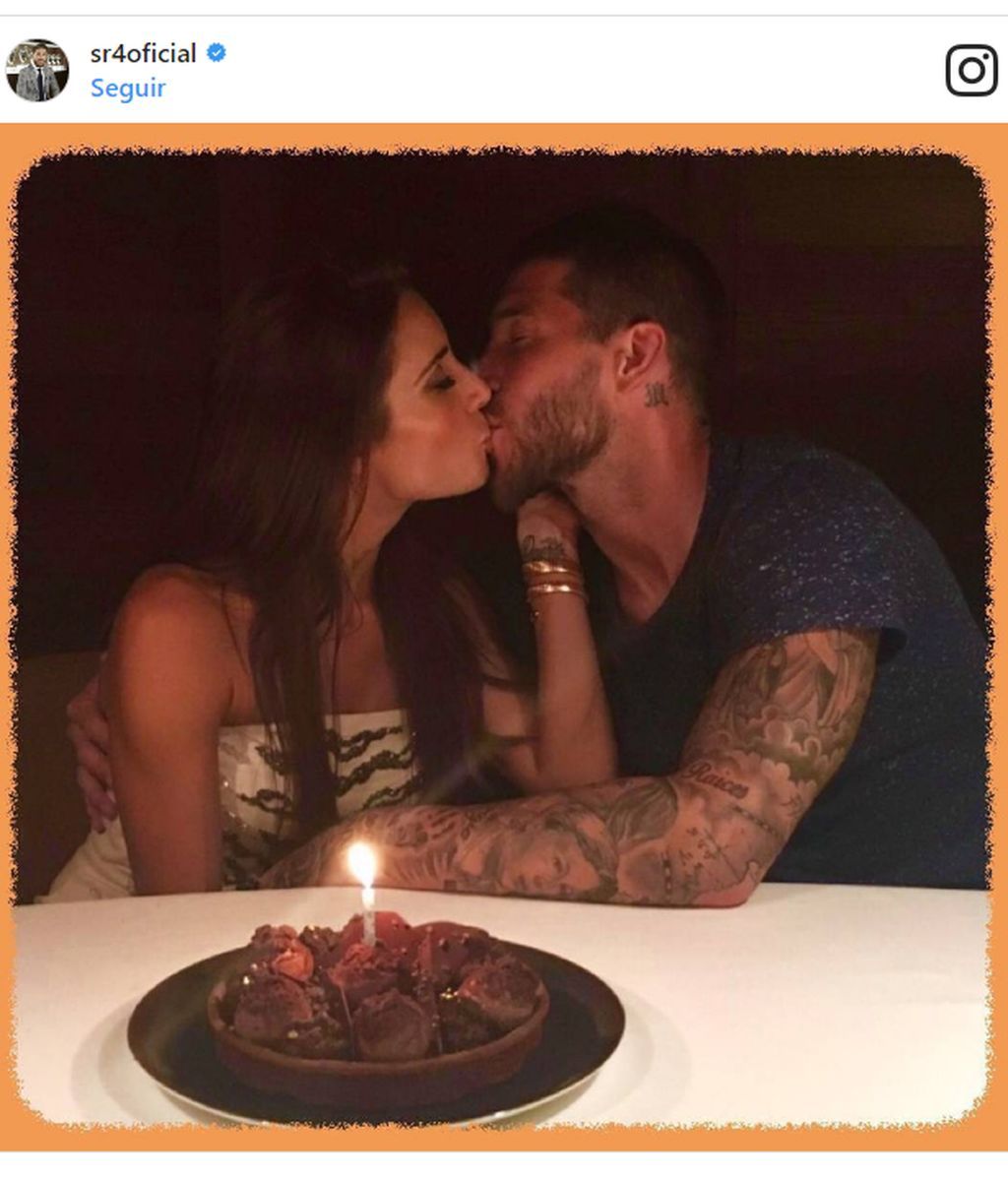 ¡Cuarto aniversario! Pilar Rubio y Sergio Ramos lo celebran con mucho chocolate