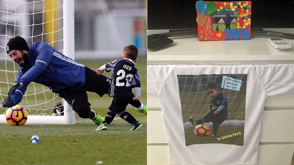 Isco , Francisco y la camiseta de amor padre-hijo