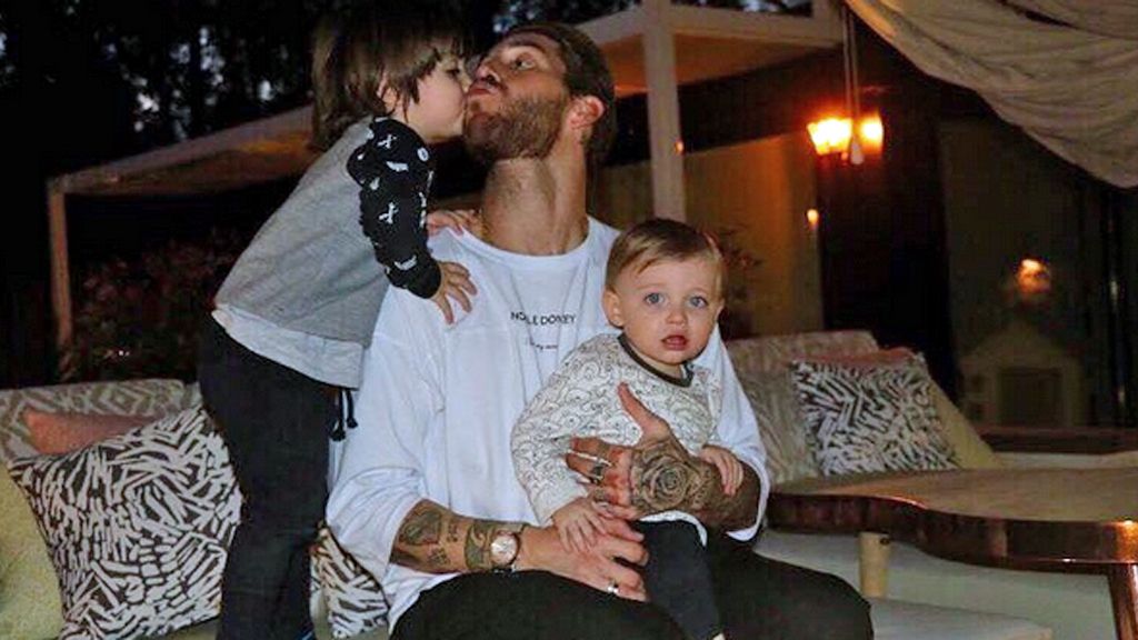 "Ellos, mi mejor regalo", escribe Sergio Ramos de sus retoños