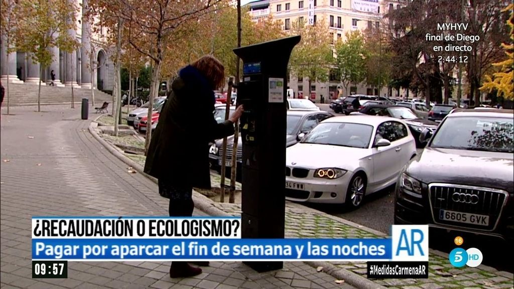 Cobrar por aparcar los fines de semana en Madrid: ¿Recaudación o ecologismo?