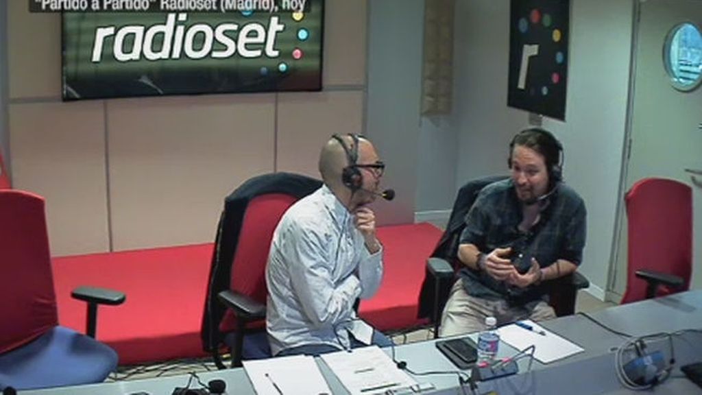 Pablo Iglesias se pasa por la radio de Mediaset