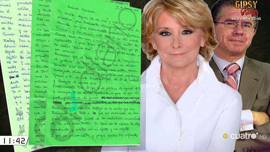 Francisco Granados, en su carta a Aguirre: “Nada, en el partido o el Gobierno, se ha hecho jamás sin que tú lo ordenaras”