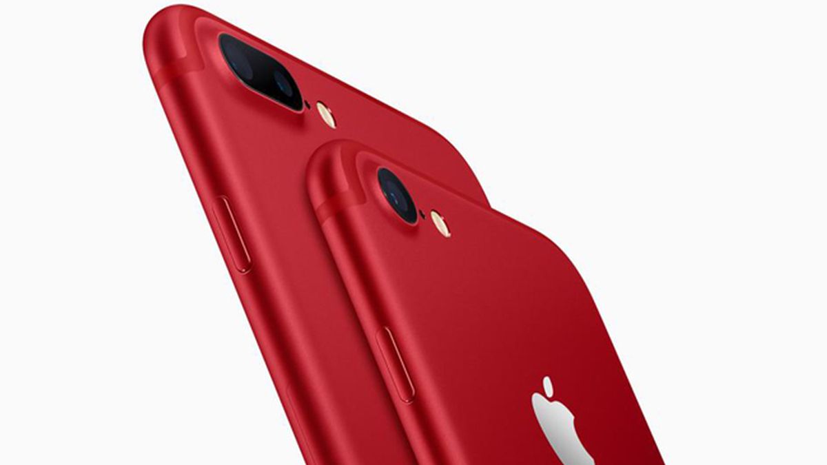 Apple lanza la edición especial de iPhone 7 y iPhone 7 Plus en rojo