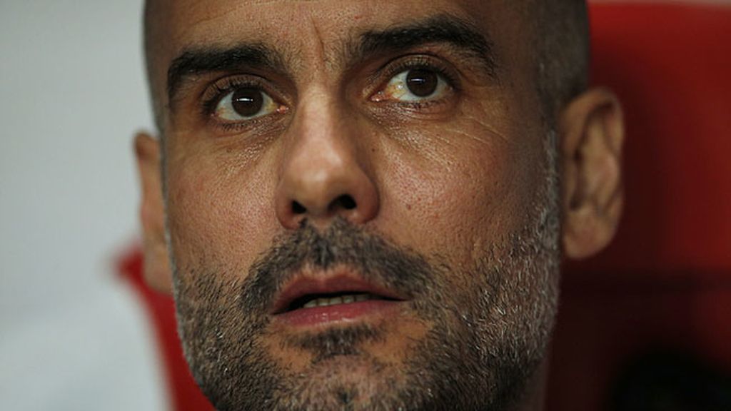 La cara de decepción de Guardiola tras la eliminación del City en la Champions