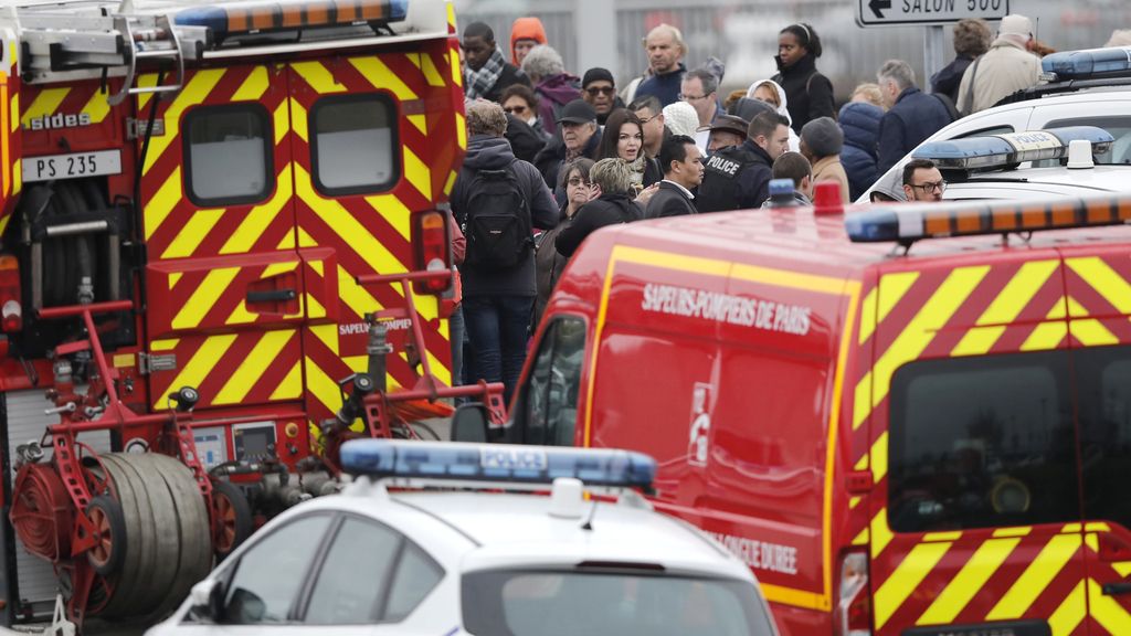 Las imágenes del suceso en el aeropuerto de París Orly