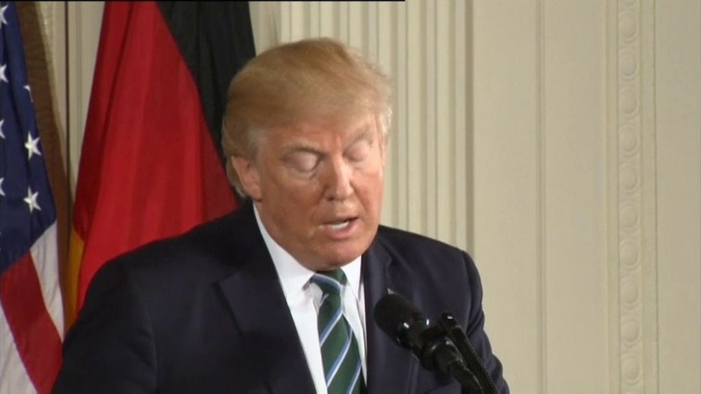 Trump, ante Merkel: "La inmigración es un privilegio. No un derecho"