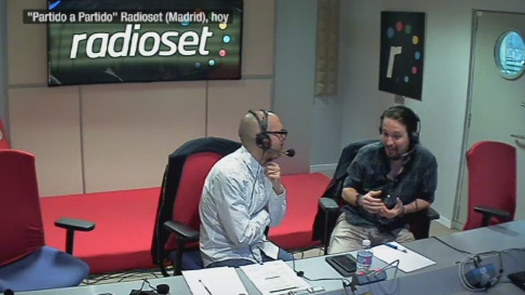 Pablo Iglesias se pasa por la radio de Mediaset
