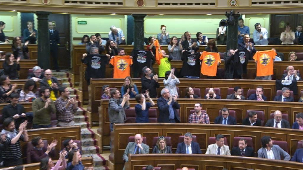 El Congreso tumba el decreto de la estiba pese al error de Errejón