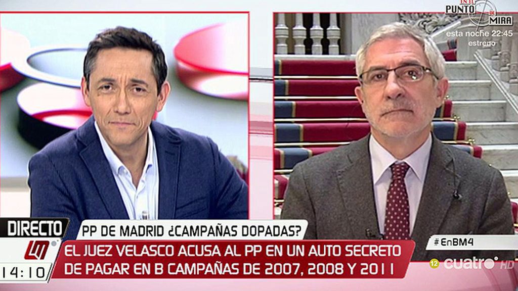 Llamazares: “El PP es el partido más dopado de la política española”