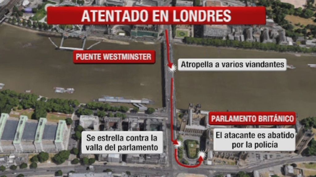 Caos en Londres tras el ataque terroristas a las puertas del Parlamento británico
