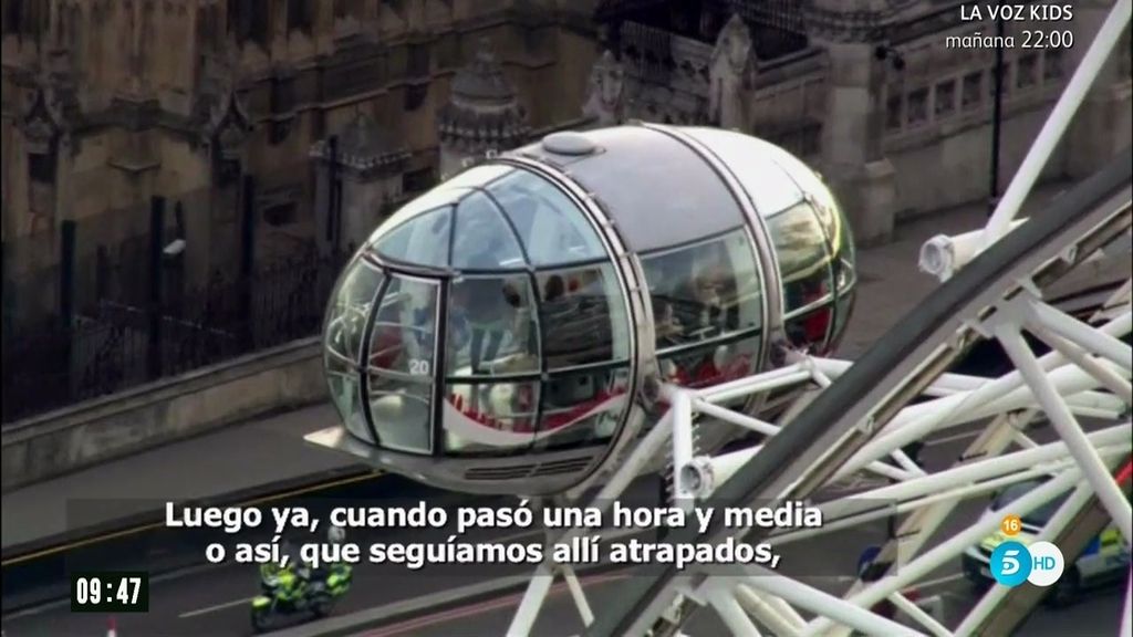 Una española estuvo atrapada en la noria de Londres: "No podíamos usar el móvil"