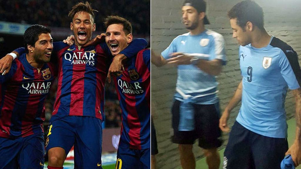 Neymar, Luis Suarez, Barça