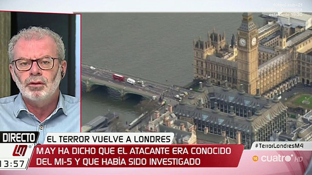Núñez Villaverde, sobre el atetado de Londres: “Estamos en una nueva etapa de la llamada resistencia sin liderazgo”