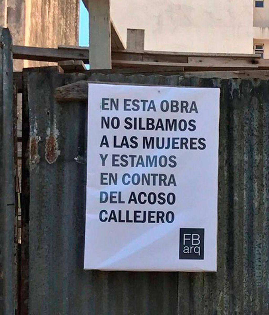 Aviso albañil