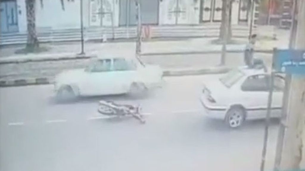 Accidente acrobático en Irán