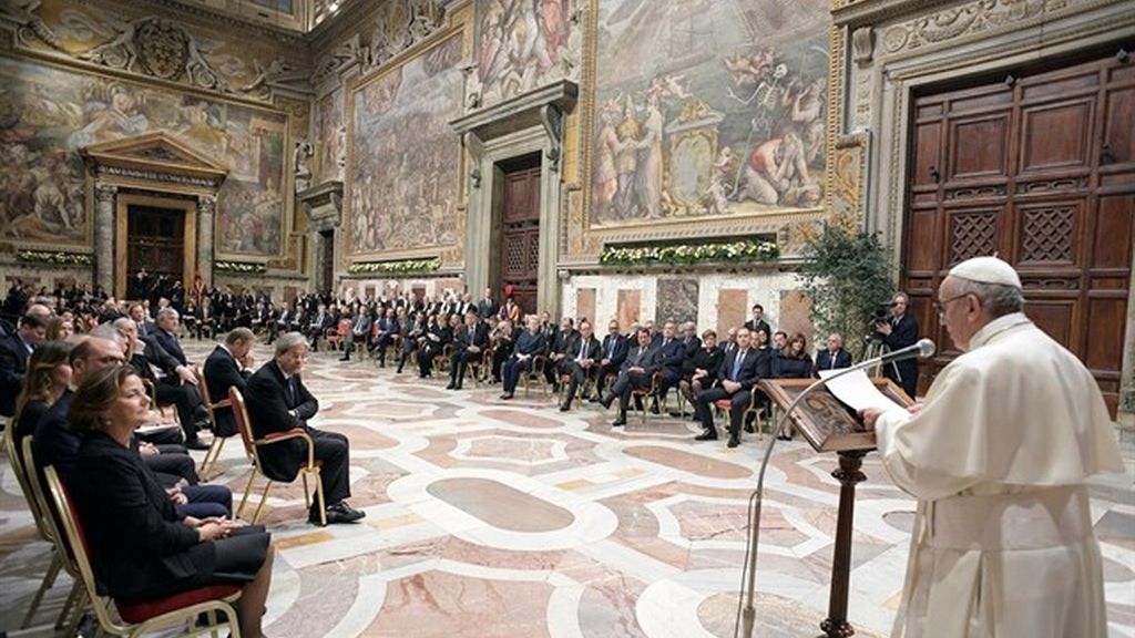 El Papa y los líderes europeos celebran el 60 aniversario del Tratado de Roma