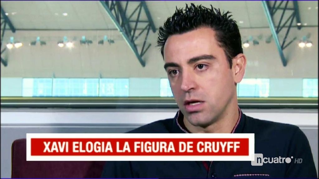 Xavi Hernández atribuye a Cruyff los éxitos de la Selección Española y el Barcelona