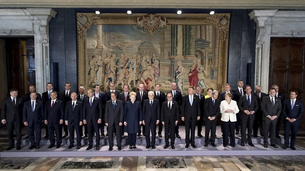 Los 27 buscan relanzar la UE en el 60ª aniversario del Tratado de Roma